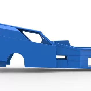 Shell of Vintage Dirt Modified stock car Version 7 Scale 1:25 - Model thumbnail 14