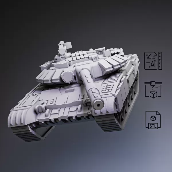 T-72 Main Battle Tank #RoZ - Model preview 2