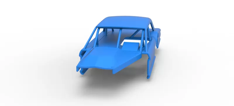Shell of Vintage Asphalt Modified stock car V11 Scale 1:25 - Model preview 4