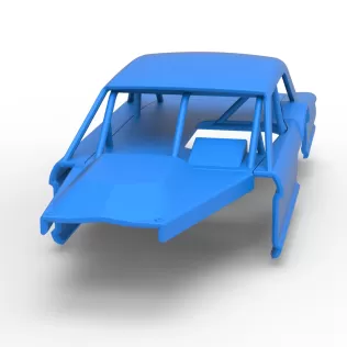 Shell of Vintage Asphalt Modified stock car V11 Scale 1:25 - Model thumbnail 4