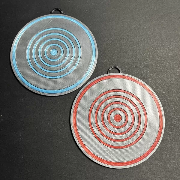 1982 Tron Disc Christmas Tree Ornament - Model preview 11