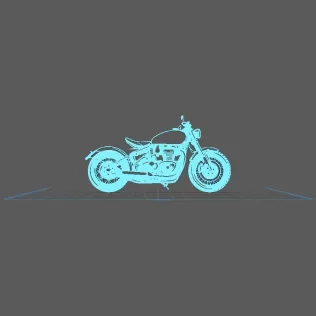Triumph - Bonneville Bobber Wall Art