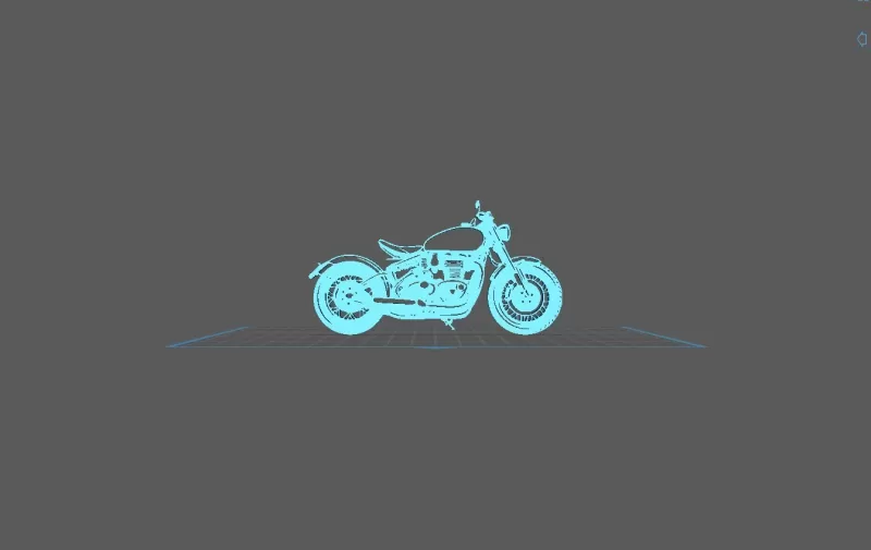 Triumph - Bonneville Bobber Wall Art - Model preview 1