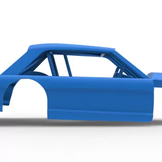 Shell of Vintage Asphalt Modified stock car V11 Scale 1:25 - Model thumbnail 15