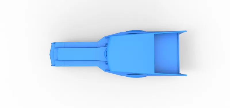 Shell of Vintage Dirt Modified stock car Version 5 Scale 1:25 - Model preview 9