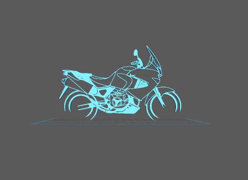 Honda - Varadero Wall Art - Model preview 1