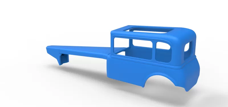 Shell of Vintage Supermodified stock car Version 4 Scale 1:25 - Model preview 9