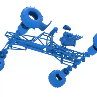 Vintage Mud dragster Base Scale 1:25 - Model thumbnail 22