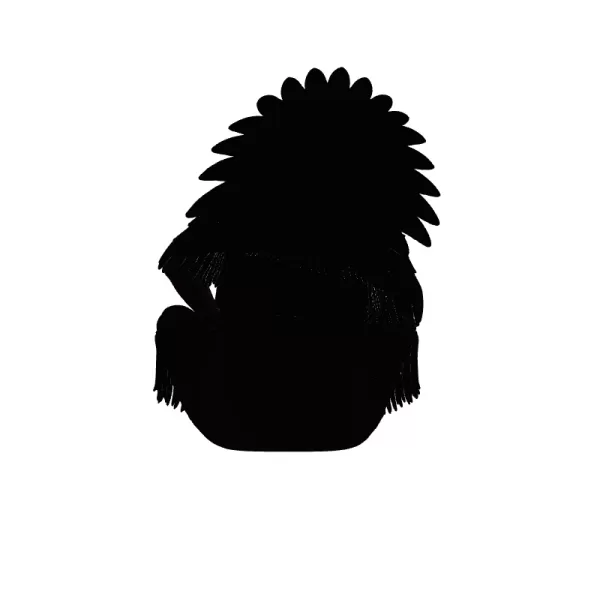 Laughing Apache Warrior 3D Model - Model preview 2