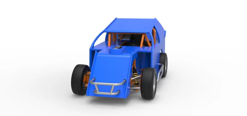 Mod Lite Race car Scale 1:25 - Model preview 5