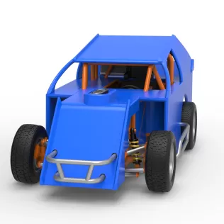 Mod Lite Race car Scale 1:25 - Model thumbnail 5