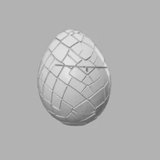 Dragon Egg Container - Fantasy Halloween Box - Model thumbnail 5