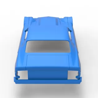 Shell of Vintage Dirt late model Race car Version 2 Scale 1:25 - Model thumbnail 13