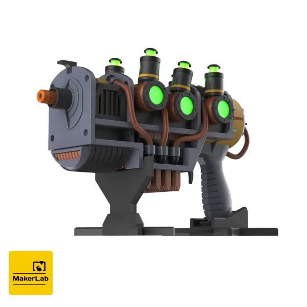 Plasma Blaster - Fallout 4 - Printable 3d model - STL files - Model preview 1