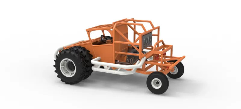 Racing Combine Harvester Base Scale 1:25 - Model preview 12