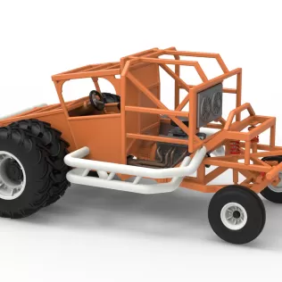 Racing Combine Harvester Base Scale 1:25 - Model thumbnail 12