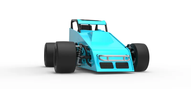 Pavement Sprint car Version 2 Scale 1:25 - Model preview 27