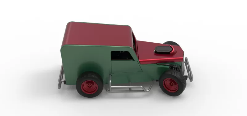 Dwarf car while turning Scale 1:25 - Model preview 23