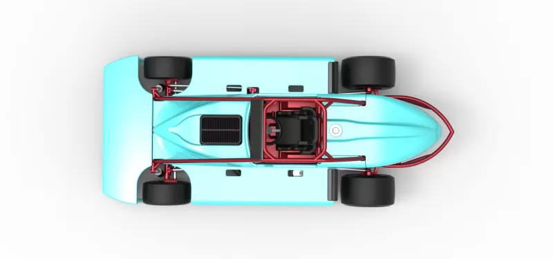 Experimental Pavement Silver Crown Car Version 3 Scale 1:25 - Model preview 11