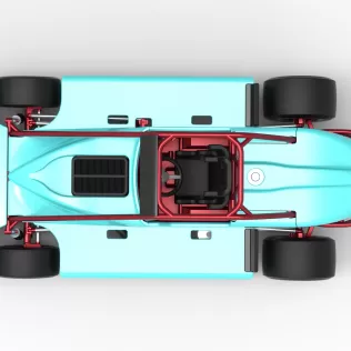 Experimental Pavement Silver Crown Car Version 3 Scale 1:25 - Model thumbnail 11