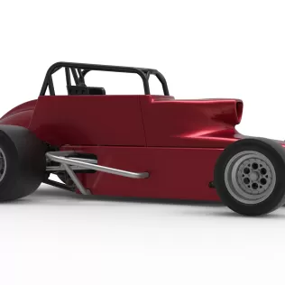 Pavement Silver Crown Car Version 2 Scale 1:25 - Model thumbnail 25