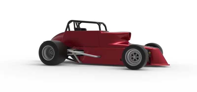Pavement Silver Crown Car Version 2 Scale 1:25 - Model preview 25