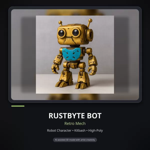 Whimsical Creature & Character Kitbash Collection – High-Poly 3D - Model preview 20