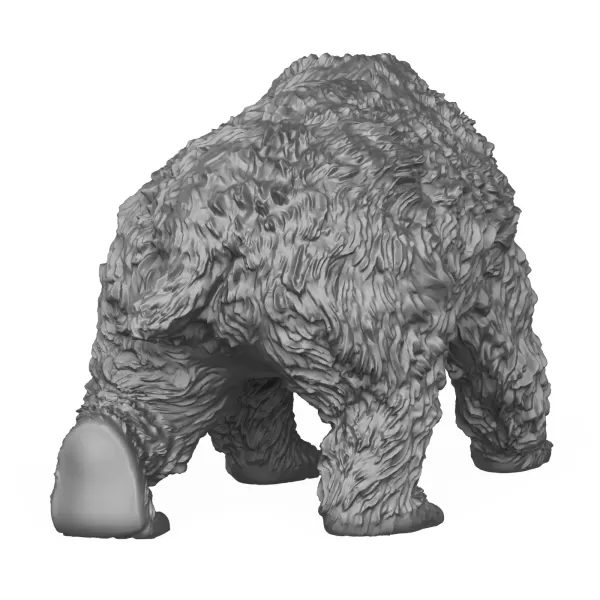 Wild Polar Bear 3D Print Model - Model preview 5