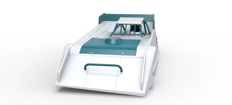 Wedge Dirt Late model Scale 1:25 - Model preview 5