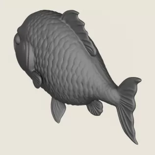 Fish 05 Print Ready 3D Model
