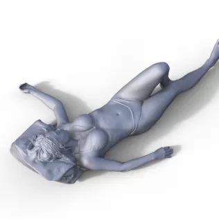 Figure for ship model passenger girl - Model thumbnail 1