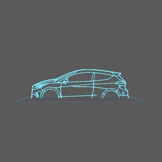 Ford - Fiesta ST Wall Art