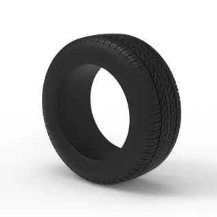 Race tire 8 Scale 1:25 - Model thumbnail 7