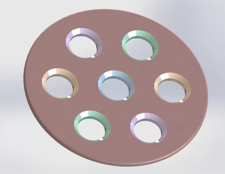 Interactive Montessori Color Sorter - Creative Cylinder Stack (F - Model preview 4