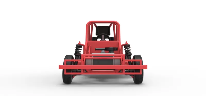 New Zealand Ministock car Base Version 3 Scale 1:25 - Model preview 7