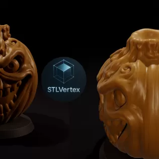 Pumpkin – 3D Printable Model - Model thumbnail 4