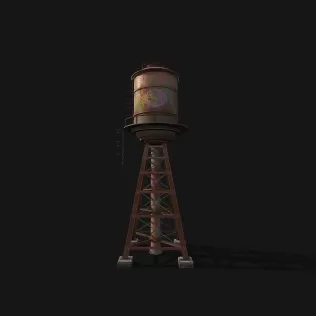 Water Tower - Model thumbnail 2