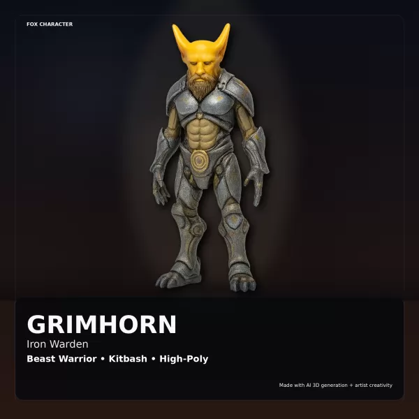 Fennec Heroes – Fantasy & Sci-Fi Fox Character Collection - Model preview 4