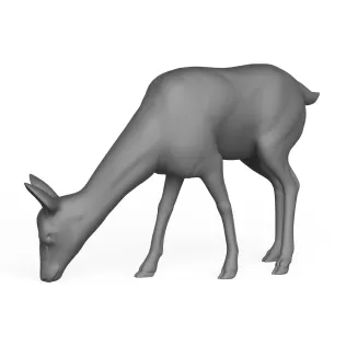 Deer Eating Pose