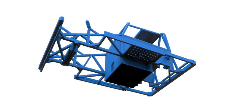 Frame of New Zealand Ministock car Version 3 Scale 1:25 - Model preview 3