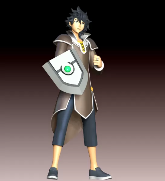 Naofumi Iwatani Fan Art - Model preview 3