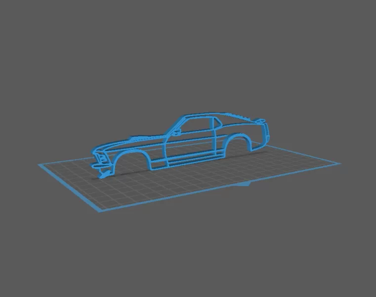 Ford - Mustang Mach 1 Wall Art - Model preview 1