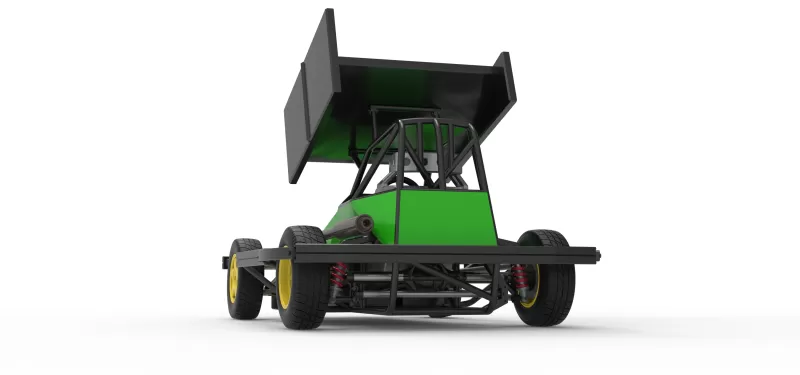 BriSCA Formula 2 Stock Car Scale 1:25 - Model preview 15
