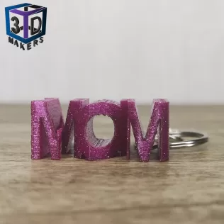 KEY RING I LOVE YOU MOM MOTHER'S DAY - Model thumbnail 2