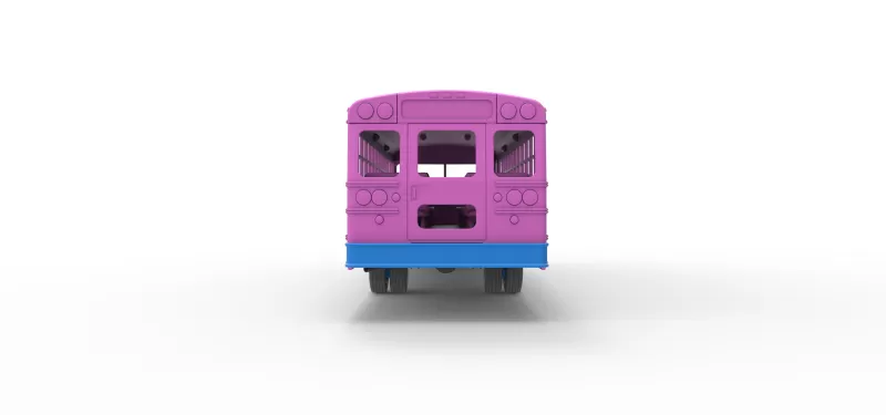 School bus for Figure 8 racing Version 2 Scale 1:25 - Model preview 16
