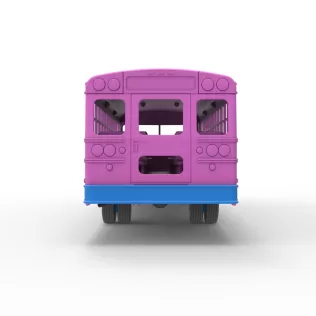 School bus for Figure 8 racing Version 2 Scale 1:25 - Model thumbnail 16
