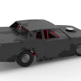 IMCA Stock car while turning Scale 1:25 - Model thumbnail 20