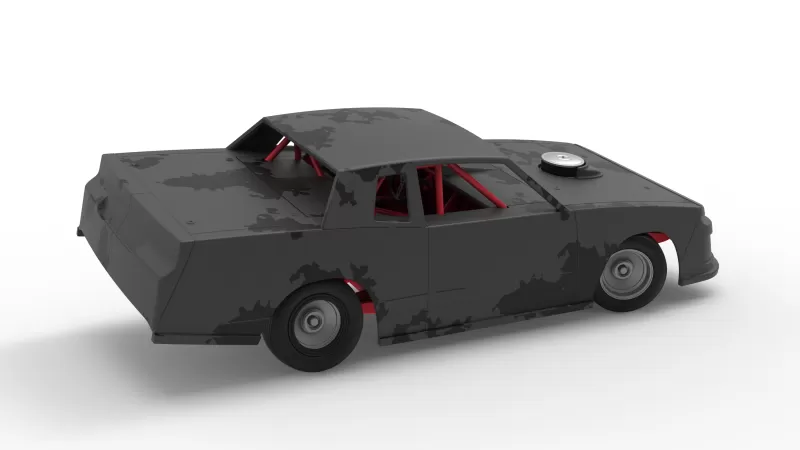 IMCA Stock car while turning Scale 1:25 - Model preview 20