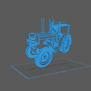 Tractor - Honomag Wall Art - Model thumbnail 1