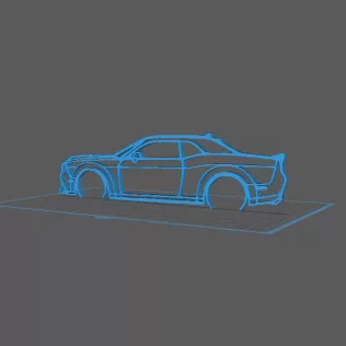 Dodge - Challenger SRT Wall Art